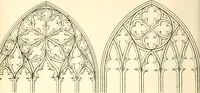 An illustration from An essay on the origin and development of window tracery in England; with nearly four hundred illustrations (1851)