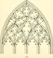 An illustration from An essay on the origin and development of window tracery in England; with nearly four hundred illustrations (1851)