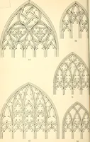 An illustration from An essay on the origin and development of window tracery in England; with nearly four hundred illustrations (1851)