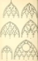 An illustration from An essay on the origin and development of window tracery in England; with nearly four hundred illustrations (1851)