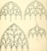 An illustration from An essay on the origin and development of window tracery in England; with nearly four hundred illustrations (1851)