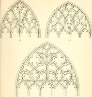 An illustration from An essay on the origin and development of window tracery in England; with nearly four hundred illustrations (1851)