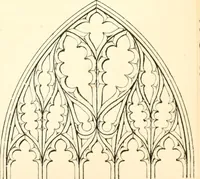 An illustration from An essay on the origin and development of window tracery in England; with nearly four hundred illustrations (1851)