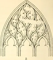 An illustration from An essay on the origin and development of window tracery in England; with nearly four hundred illustrations (1851)