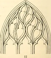 An illustration from An essay on the origin and development of window tracery in England; with nearly four hundred illustrations (1851)