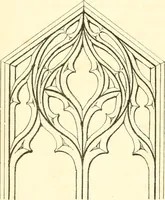 An illustration from An essay on the origin and development of window tracery in England; with nearly four hundred illustrations (1851)
