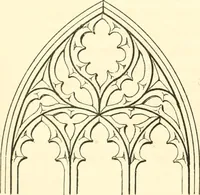 An illustration from An essay on the origin and development of window tracery in England; with nearly four hundred illustrations (1851)