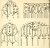 An illustration from An essay on the origin and development of window tracery in England; with nearly four hundred illustrations (1851)