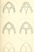 An illustration from An essay on the origin and development of window tracery in England; with nearly four hundred illustrations (1851)