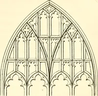 An illustration from An essay on the origin and development of window tracery in England; with nearly four hundred illustrations (1851)