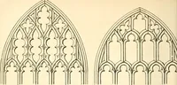 An illustration from An essay on the origin and development of window tracery in England; with nearly four hundred illustrations (1851)