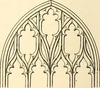 An illustration from An essay on the origin and development of window tracery in England; with nearly four hundred illustrations (1851)