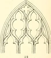 An illustration from An essay on the origin and development of window tracery in England; with nearly four hundred illustrations (1851)
