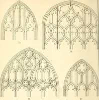 An illustration from An essay on the origin and development of window tracery in England; with nearly four hundred illustrations (1851)