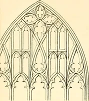 An illustration from An essay on the origin and development of window tracery in England; with nearly four hundred illustrations (1851)