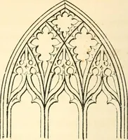 An illustration from An essay on the origin and development of window tracery in England; with nearly four hundred illustrations (1851)