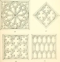 An illustration from An essay on the origin and development of window tracery in England; with nearly four hundred illustrations (1851)