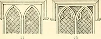 An illustration from An essay on the origin and development of window tracery in England; with nearly four hundred illustrations (1851)