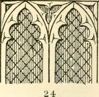 An illustration from An essay on the origin and development of window tracery in England; with nearly four hundred illustrations (1851)