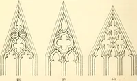 An illustration from An essay on the origin and development of window tracery in England; with nearly four hundred illustrations (1851)