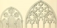 An illustration from An essay on the origin and development of window tracery in England; with nearly four hundred illustrations (1851)