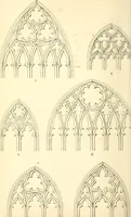 An illustration from An essay on the origin and development of window tracery in England; with nearly four hundred illustrations (1851)