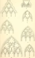 An illustration from An essay on the origin and development of window tracery in England; with nearly four hundred illustrations (1851)