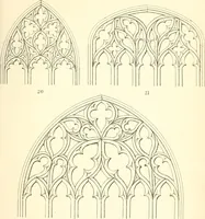 An illustration from An essay on the origin and development of window tracery in England; with nearly four hundred illustrations (1851)