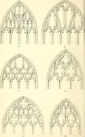 An illustration from An essay on the origin and development of window tracery in England; with nearly four hundred illustrations (1851)