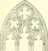 An illustration from An essay on the origin and development of window tracery in England; with nearly four hundred illustrations (1851)