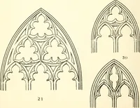 An illustration from An essay on the origin and development of window tracery in England; with nearly four hundred illustrations (1851)