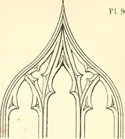 An illustration from An essay on the origin and development of window tracery in England; with nearly four hundred illustrations (1851)