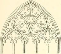 An illustration from An essay on the origin and development of window tracery in England; with nearly four hundred illustrations (1851)