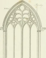 An illustration from Essay on the origin, history, and principles, of Gothic architecture (1813)