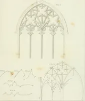 An illustration from Essay on the origin, history, and principles, of Gothic architecture (1813)