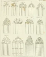 An illustration from Essay on the origin, history, and principles, of Gothic architecture (1813)