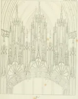 An illustration from Essay on the origin, history, and principles, of Gothic architecture (1813)
