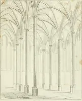 An illustration from Essay on the origin, history, and principles, of Gothic architecture (1813)