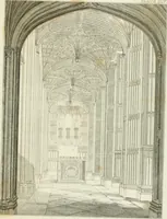 An illustration from Essay on the origin, history, and principles, of Gothic architecture (1813)