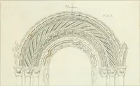 An illustration from Essay on the origin, history, and principles, of Gothic architecture (1813)