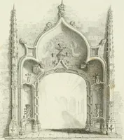 An illustration from Essay on the origin, history, and principles, of Gothic architecture (1813)