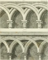 An illustration from Essay on the origin, history, and principles, of Gothic architecture (1813)