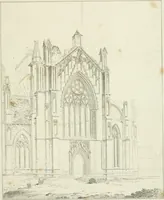 An illustration from Essay on the origin, history, and principles, of Gothic architecture (1813)