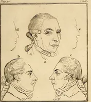 An illustration from Essays on physiognomy; calculated to extend the knowledge and the love of mankind (1797)