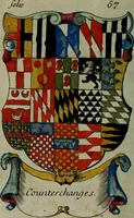 Picture 25 of 68 from An essay to heraldry in two parts. The first containing ... the body of heraldry: the second, honour civil and military; being a treatise of the nobility and gentry of England ... The whole illustrated with variety of ... sculptures .. (1684), leaf 107