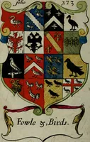 An illustration from An essay to heraldry in two parts. The first containing ... the body of heraldry: the second, honour civil and military; being a treatise of the nobility and gentry of England ... The whole illustrated with variety of ... sculptures .. (1684)
