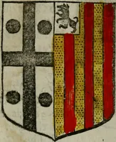 An illustration from An essay to heraldry in two parts. The first containing ... the body of heraldry: the second, honour civil and military; being a treatise of the nobility and gentry of England ... The whole illustrated with variety of ... sculptures .. (1684)
