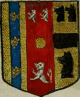 An illustration from An essay to heraldry in two parts. The first containing ... the body of heraldry: the second, honour civil and military; being a treatise of the nobility and gentry of England ... The whole illustrated with variety of ... sculptures .. (1684)