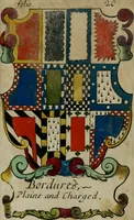 Picture 11 of 68 from An essay to heraldry in two parts. The first containing ... the body of heraldry: the second, honour civil and military; being a treatise of the nobility and gentry of England ... The whole illustrated with variety of ... sculptures .. (1684), leaf 32