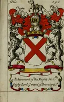An illustration from An essay to heraldry in two parts. The first containing ... the body of heraldry: the second, honour civil and military; being a treatise of the nobility and gentry of England ... The whole illustrated with variety of ... sculptures .. (1684)
